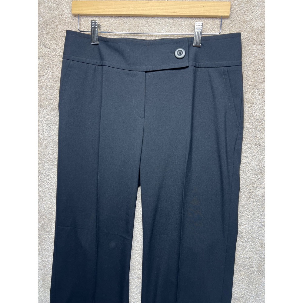 Caslon Womens Black Wide Leg Cropped Dress Pants Trousers Size 8 Career Corpcore - Picture 5 of 12